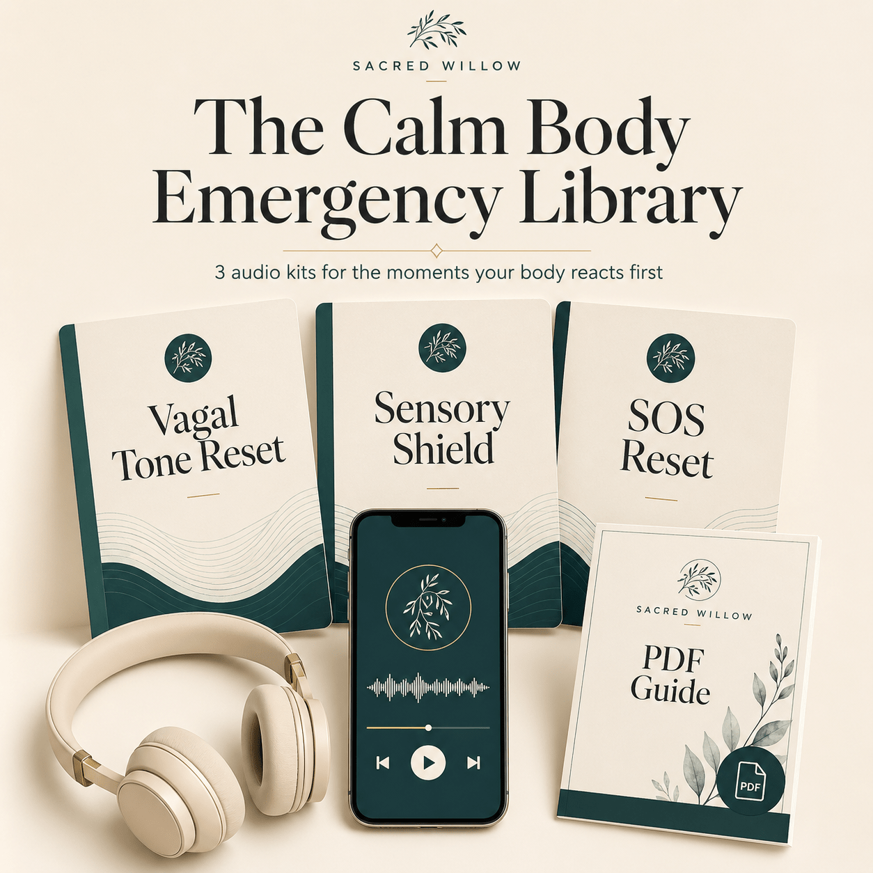 The Calm Body Emergency Library - Sacred Willow