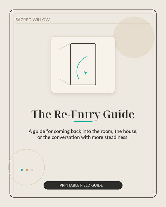 The Re-Entry Guide - Sacred Willow
